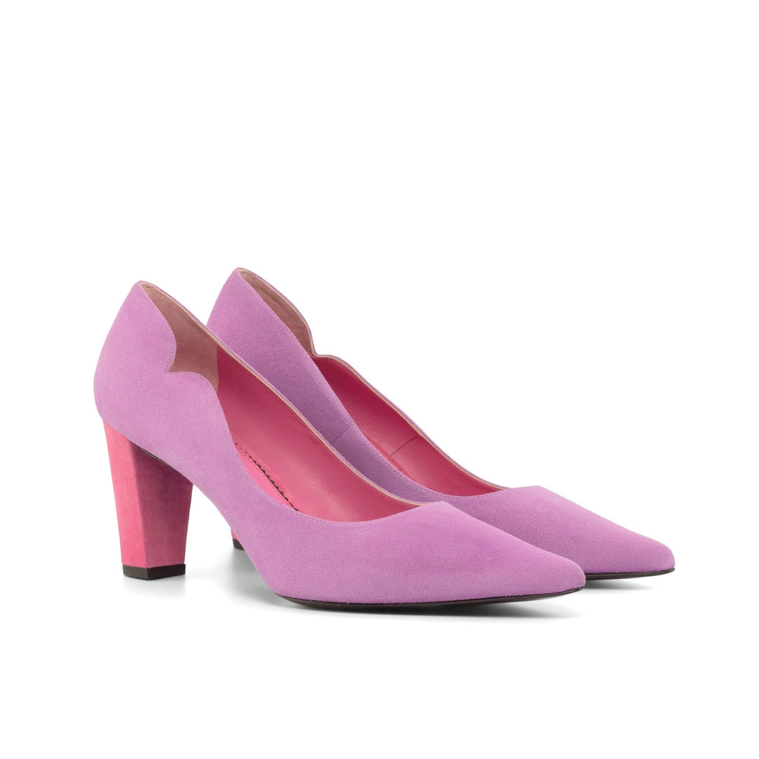 Brielle 70mm Heels in Hydrangea and Violet Suede