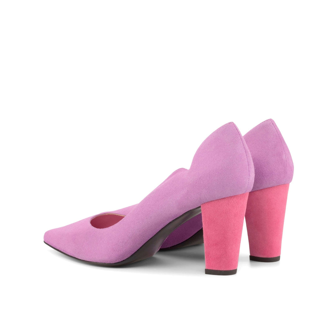 Brielle 70mm Heels in Hydrangea and Violet Suede