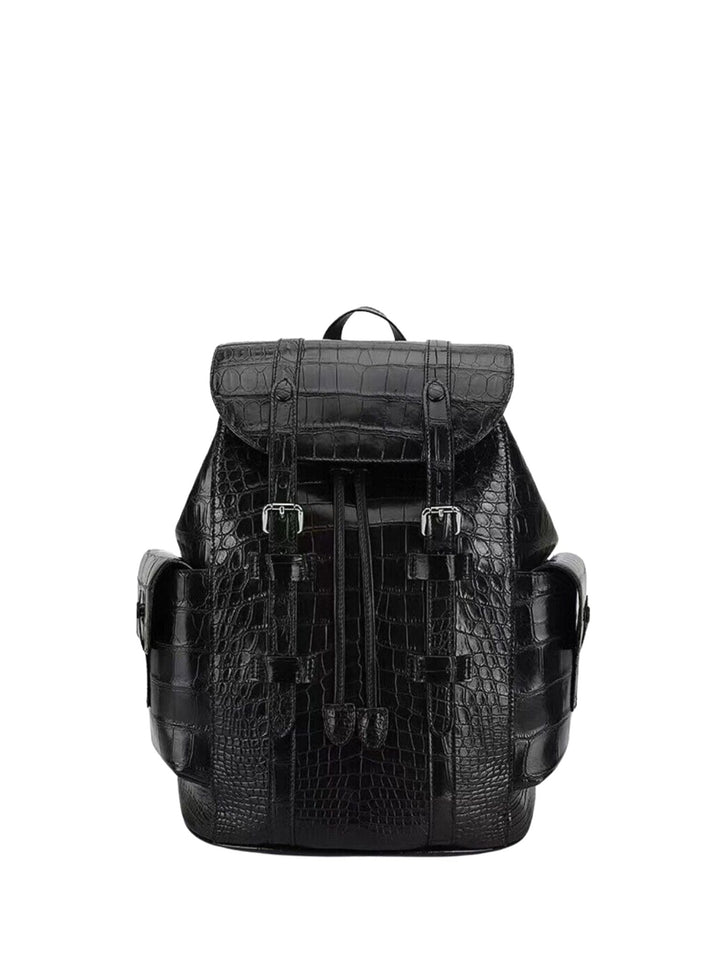Black Alligator Backpack