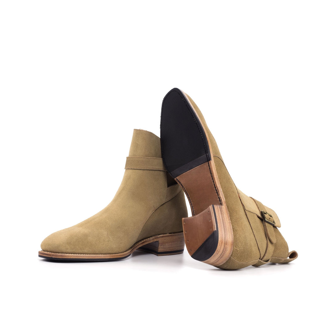 Camel Lux Suede Men's Jodhpur Boots - Maison de Kingsley Couture Harmonie et Fureur Spain