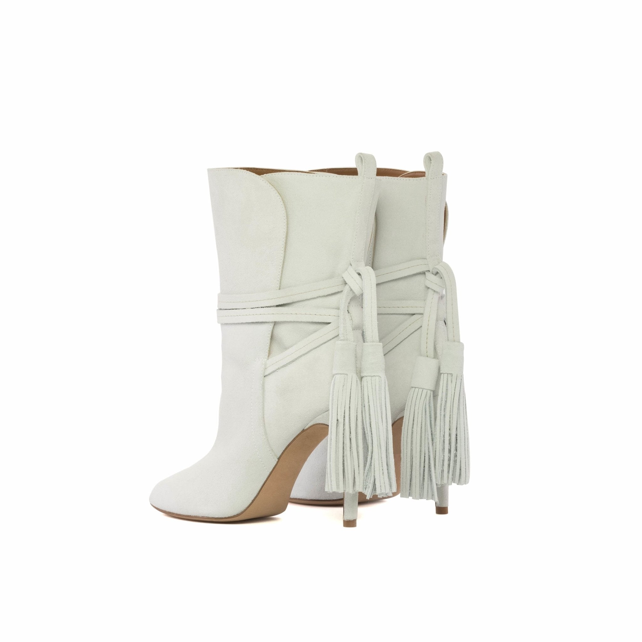 Cartagena Boots in White - Maison de Kingsley Couture Harmonie et Fureur Spain