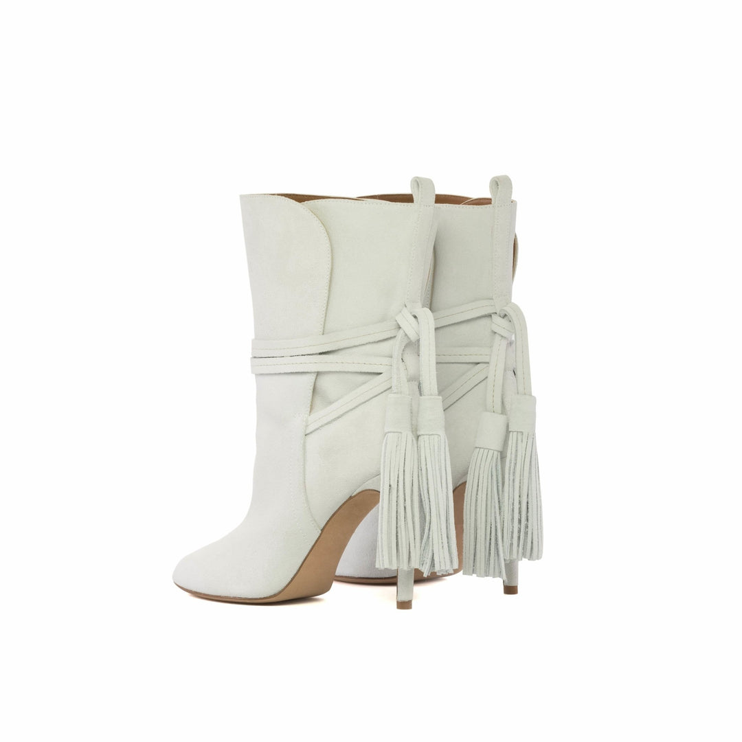 Cartagena Boots in White - Maison de Kingsley Couture Harmonie et Fureur Spain