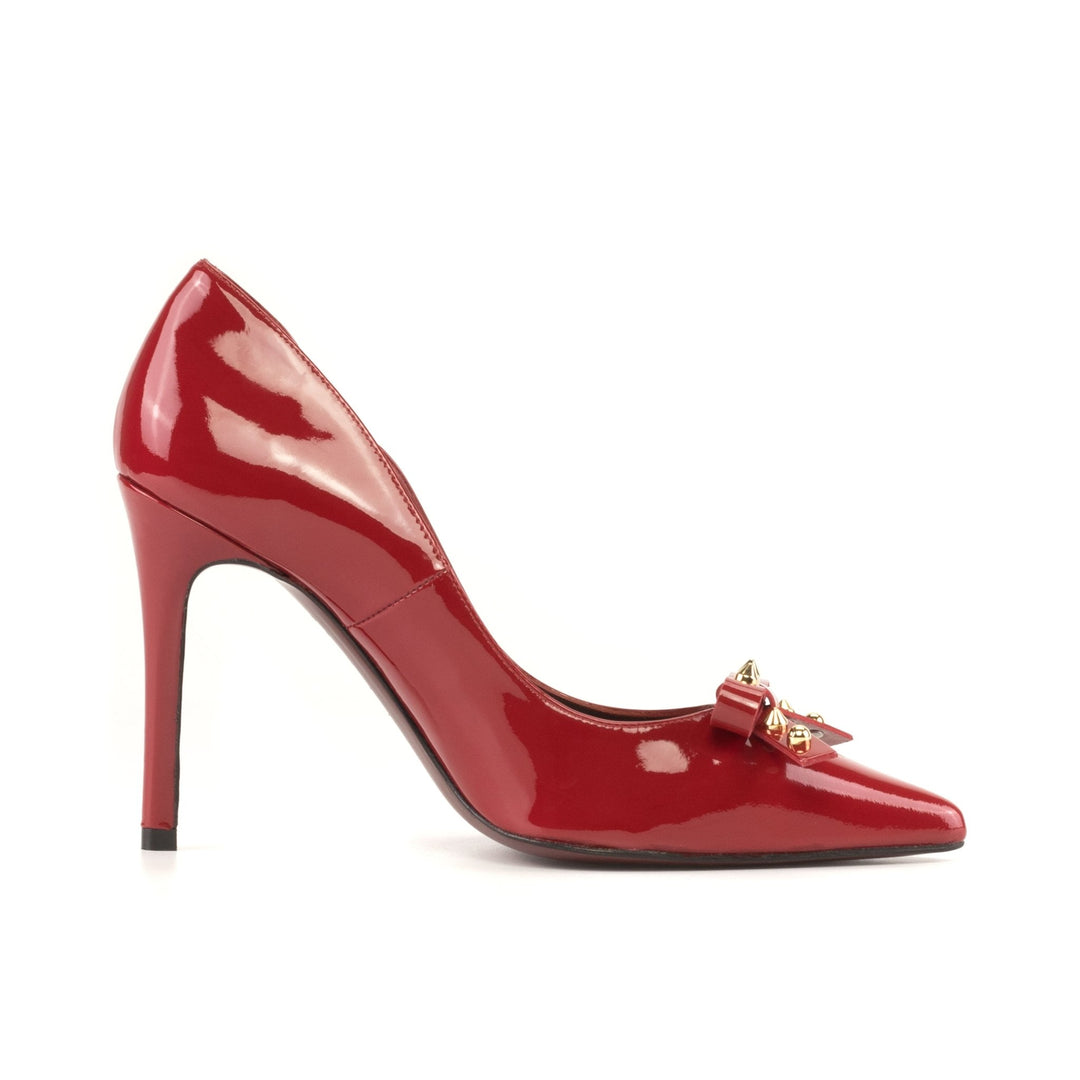 Brielle 100mm Heels Passion Red Patent Leather