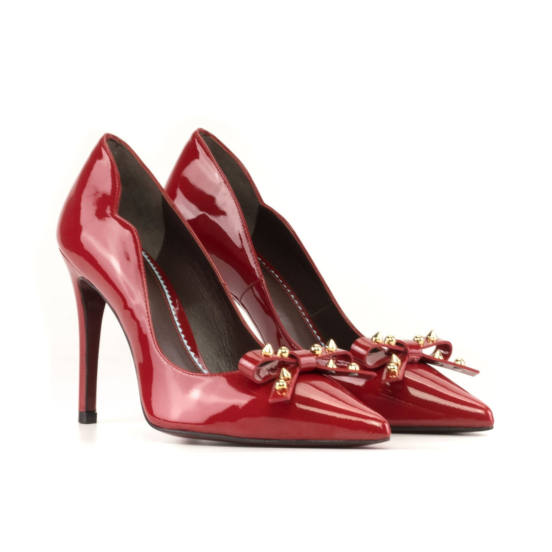 Brielle 100mm Heels Passion Red Patent Leather