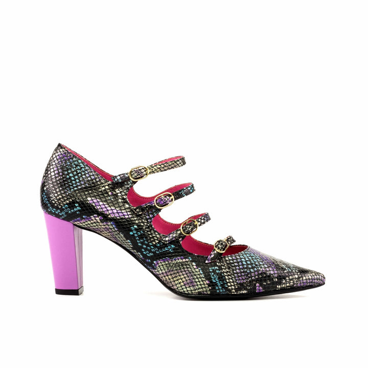 Melanie 70mm Heels in Hydrangea Lilac and Orchid