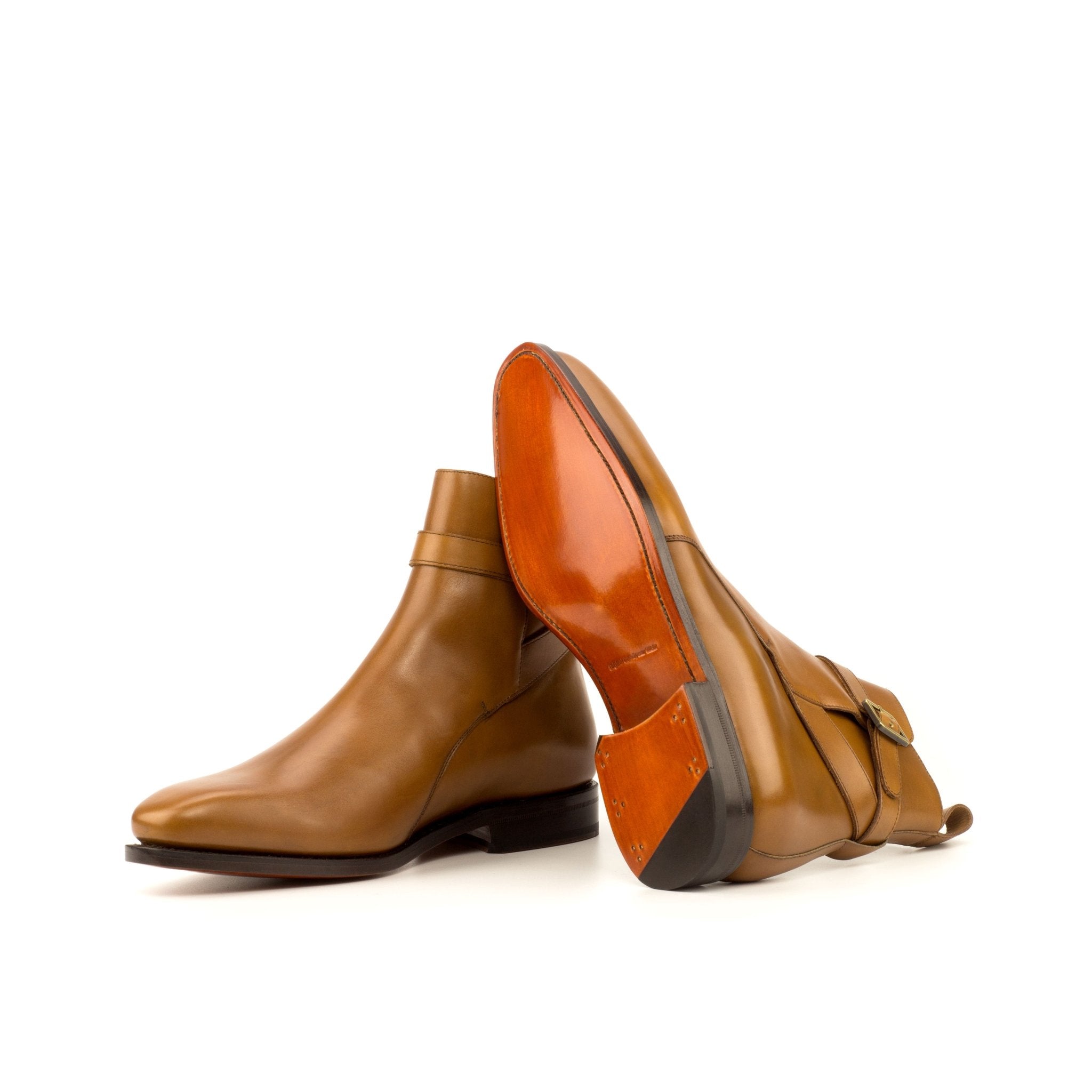 Men's Cognac Calf Jodhpur Boots - Maison de Kingsley Couture Harmonie et Fureur Spain
