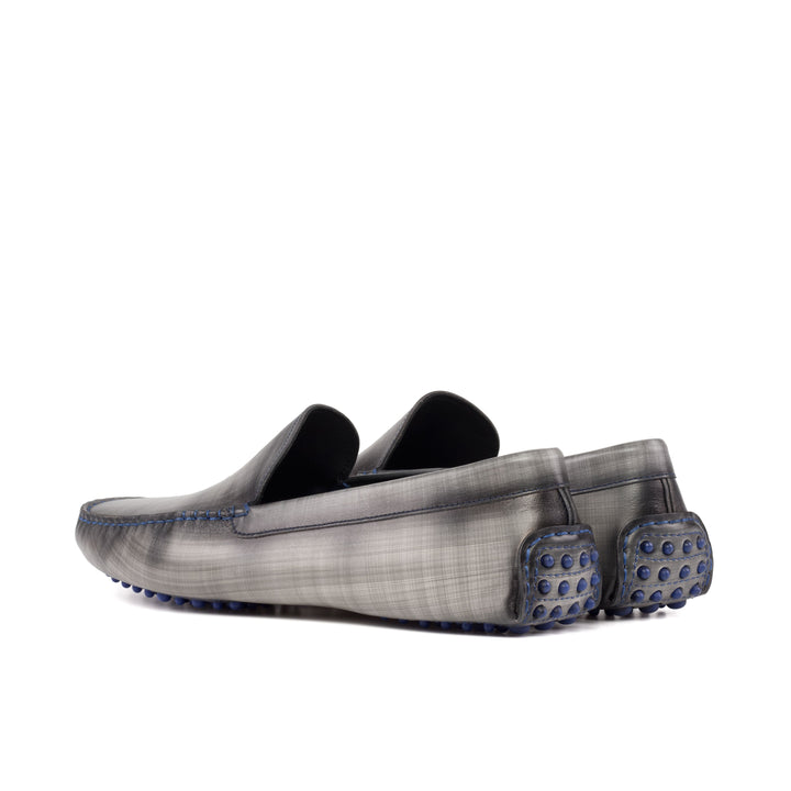 Men's Grey Patina Driving Loafers