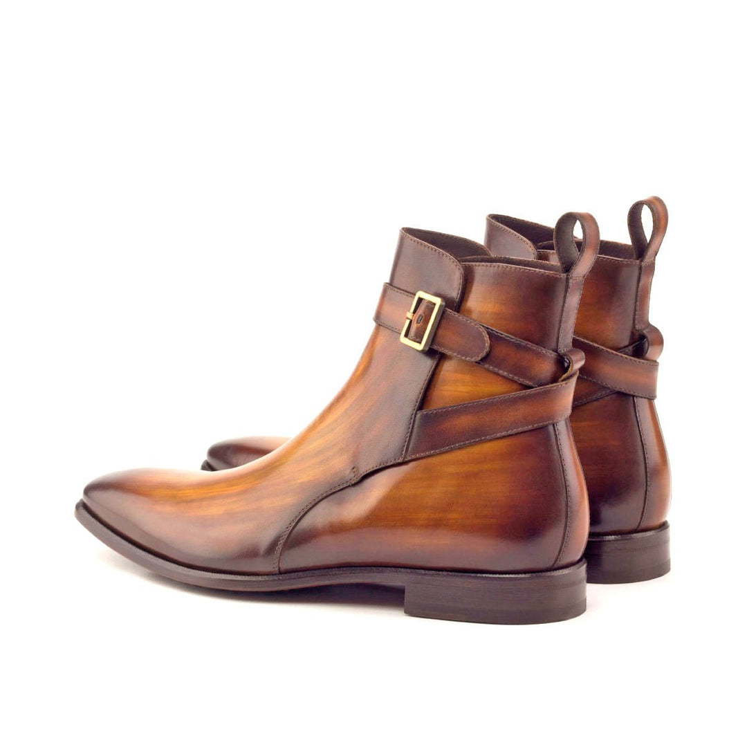 Men's Jodhpur Boots in Cognac and Old Gold