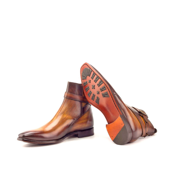 Men's Jodhpur Boots in Cognac and Old Gold