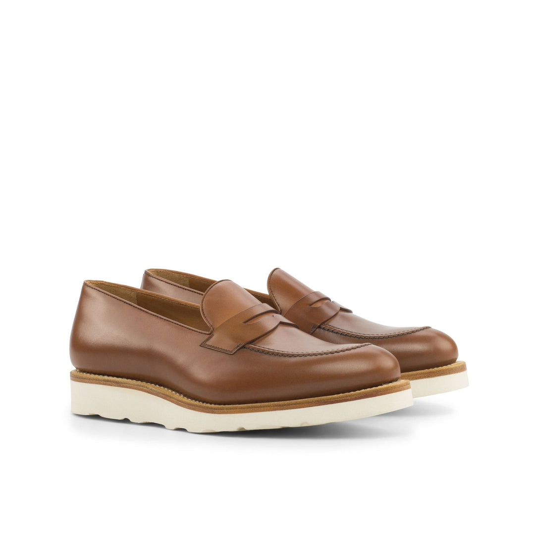 Men's Medium Brown Loafer with Sneaker Sole