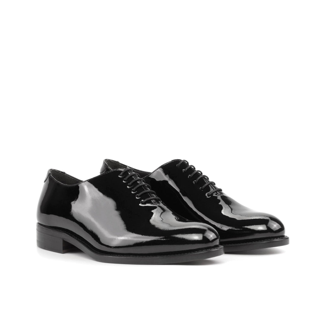 Men's MKC Fastlane Black Patent Leather Whole Cut Dress Shoes - Maison Kingsley Couture Spain