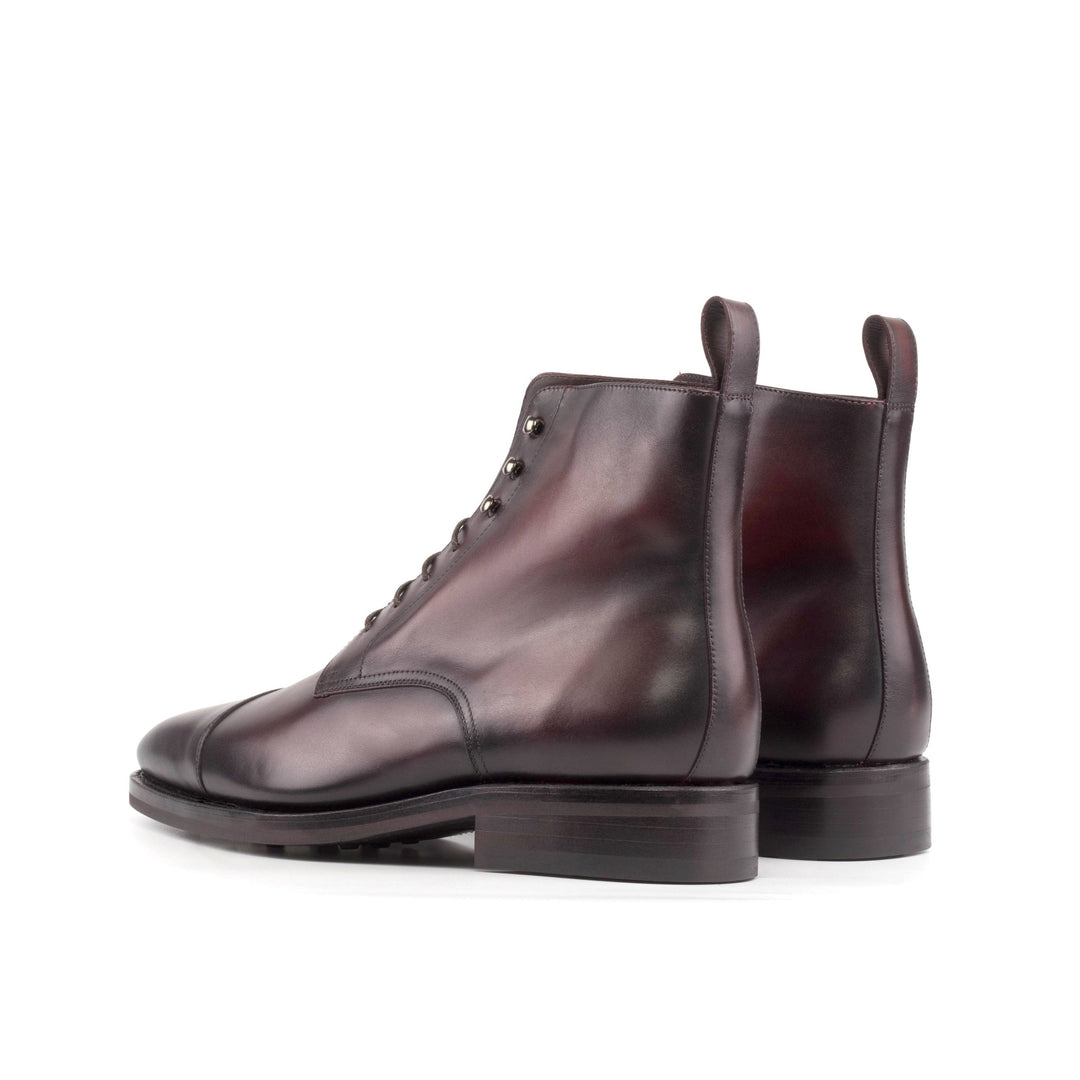 Men's MKC Fastlane Burgundy Jump Boots with Dainite Sole - Maison Kingsley Couture Spain