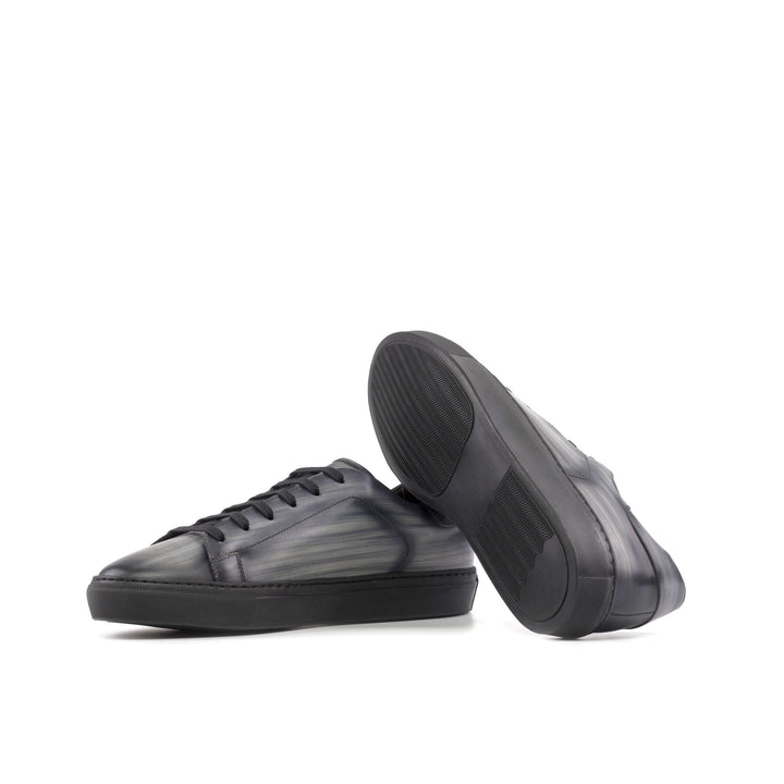 Men's MKC Fastlane Coupe-Bas Sneakers in Grey Patina with Black Sole - Maison Kingsley Couture Spain