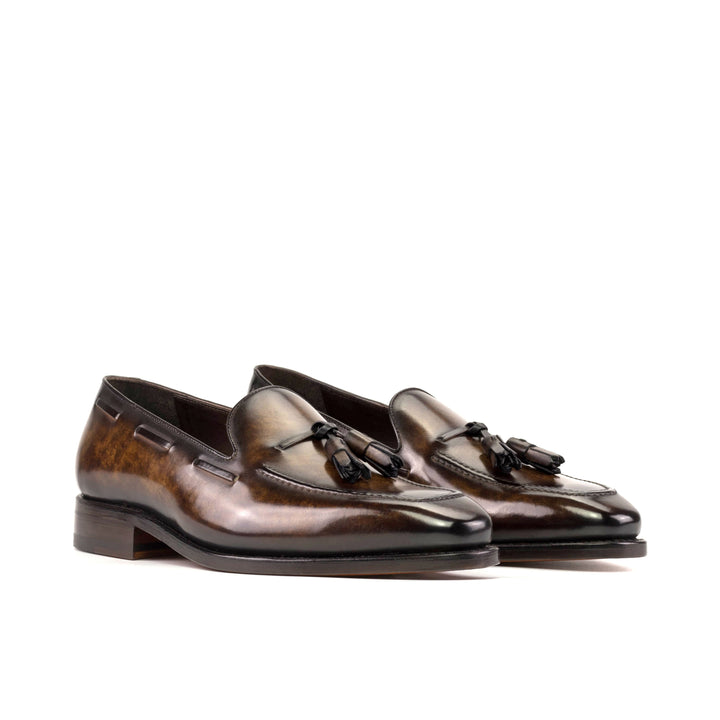 Men's MKC Fastlane Loafers in Brown Patina with Chisel Toe
