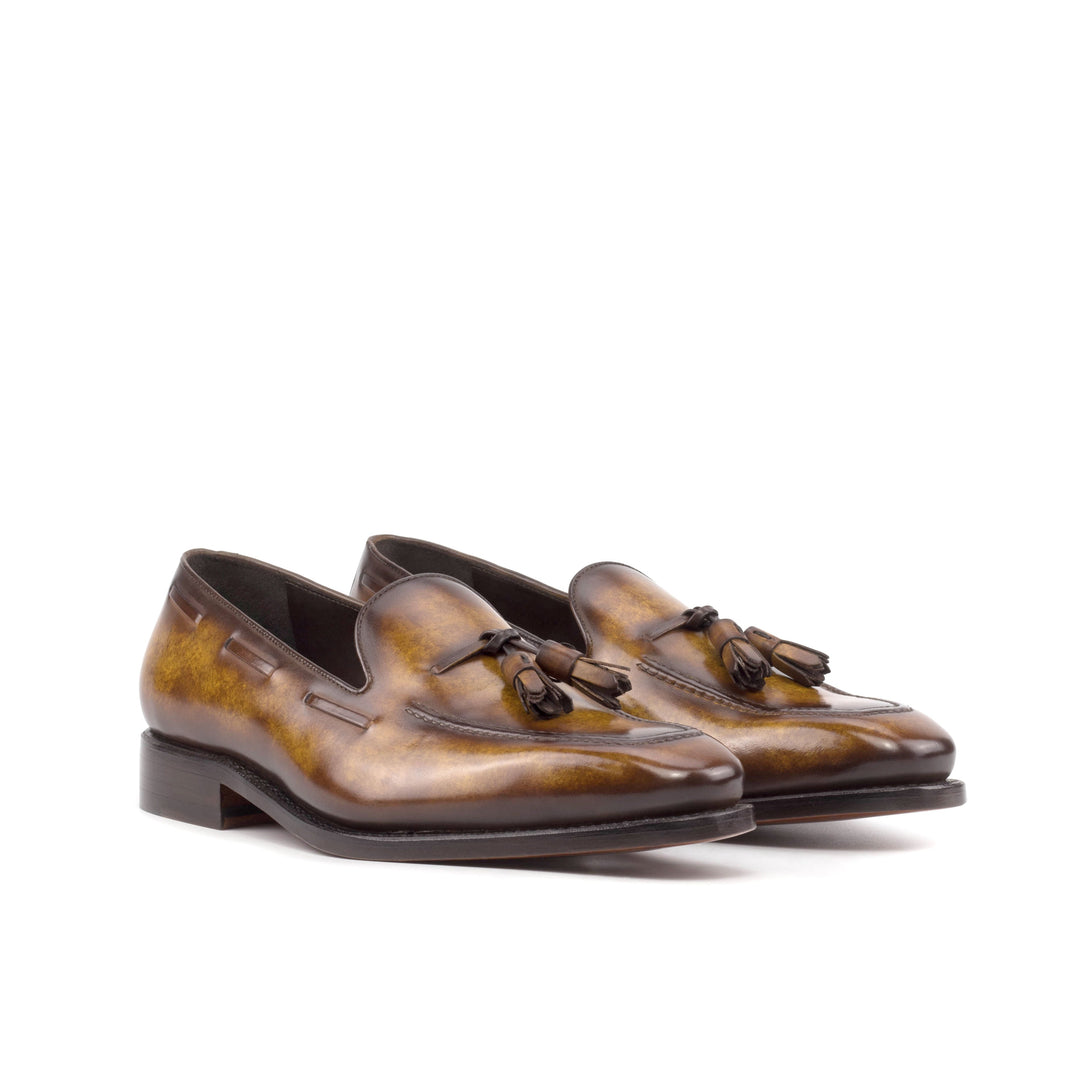 Men's MKC Fastlane Loafers in Cognac Patina with Chisel Toe