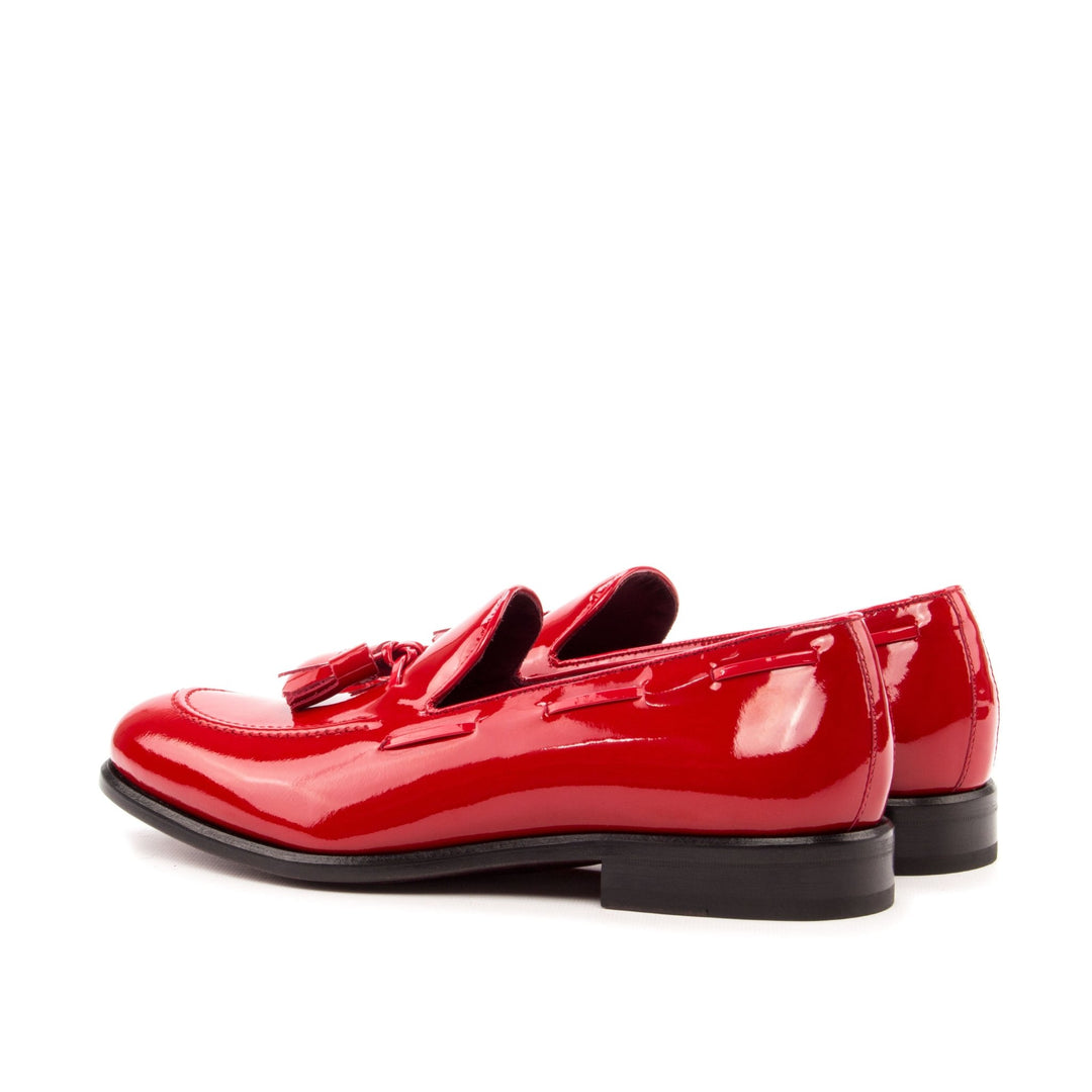 Men's Red Patent Leather Loafers