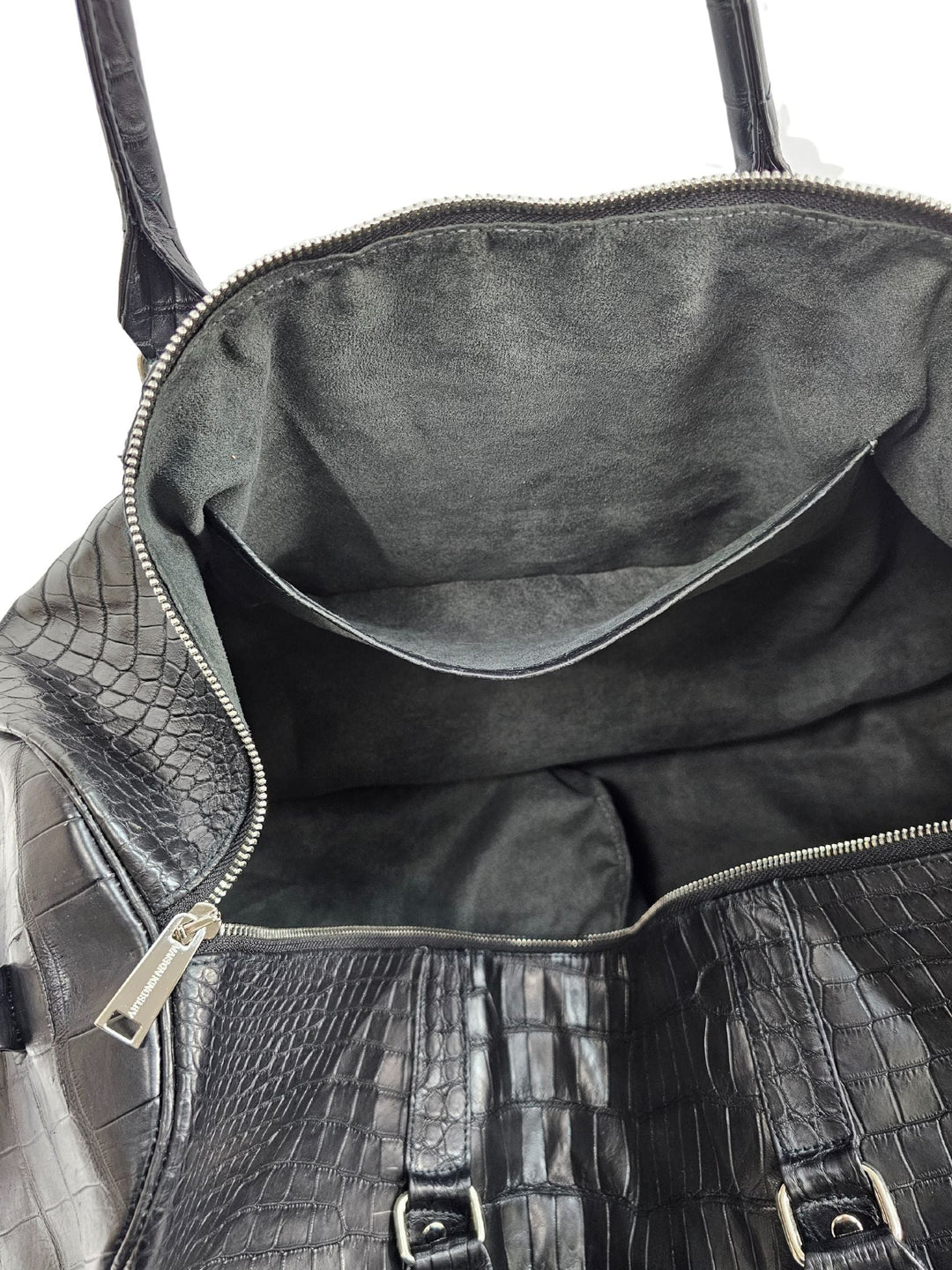 XXL Black Alligator Duffle Bag by Maison Kingsley – Maison Kingsley Couture  Spain