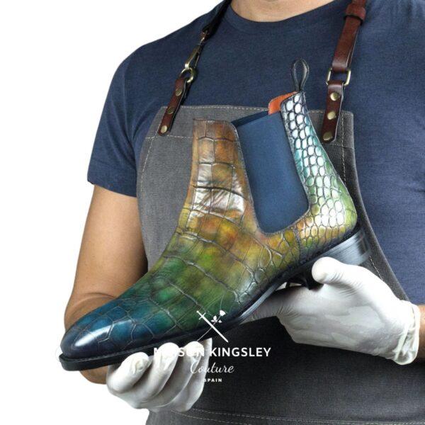 Men's Amazonian Horizon Croco Print Chelsea Boot