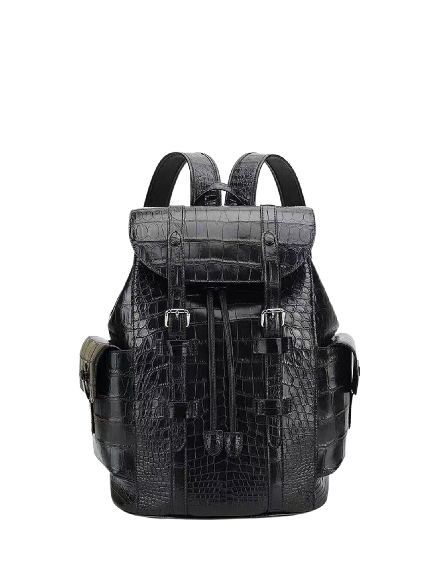 Black Alligator Backpack