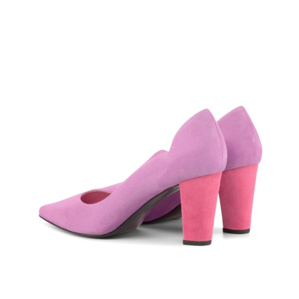 Brielle 70mm Heels in Hydrangea and Violet Suede