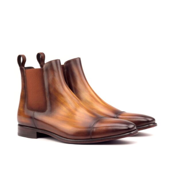 Men's Chelsea Boots in Coffee & Milk Patina