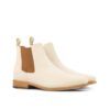 Men's Ivory Suede Chelsea Boots