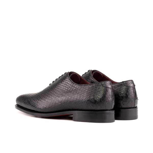 Men's Black Python Whole Cut Dress Shoe Men's Black Python Whole Cut Dress Shoe