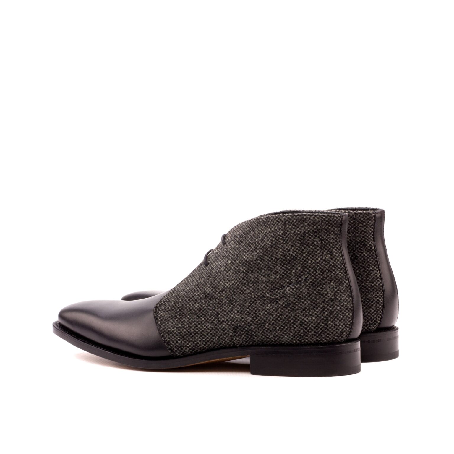 Men's Chukka Boots in Sartorial Nailhead and Black Box Calf