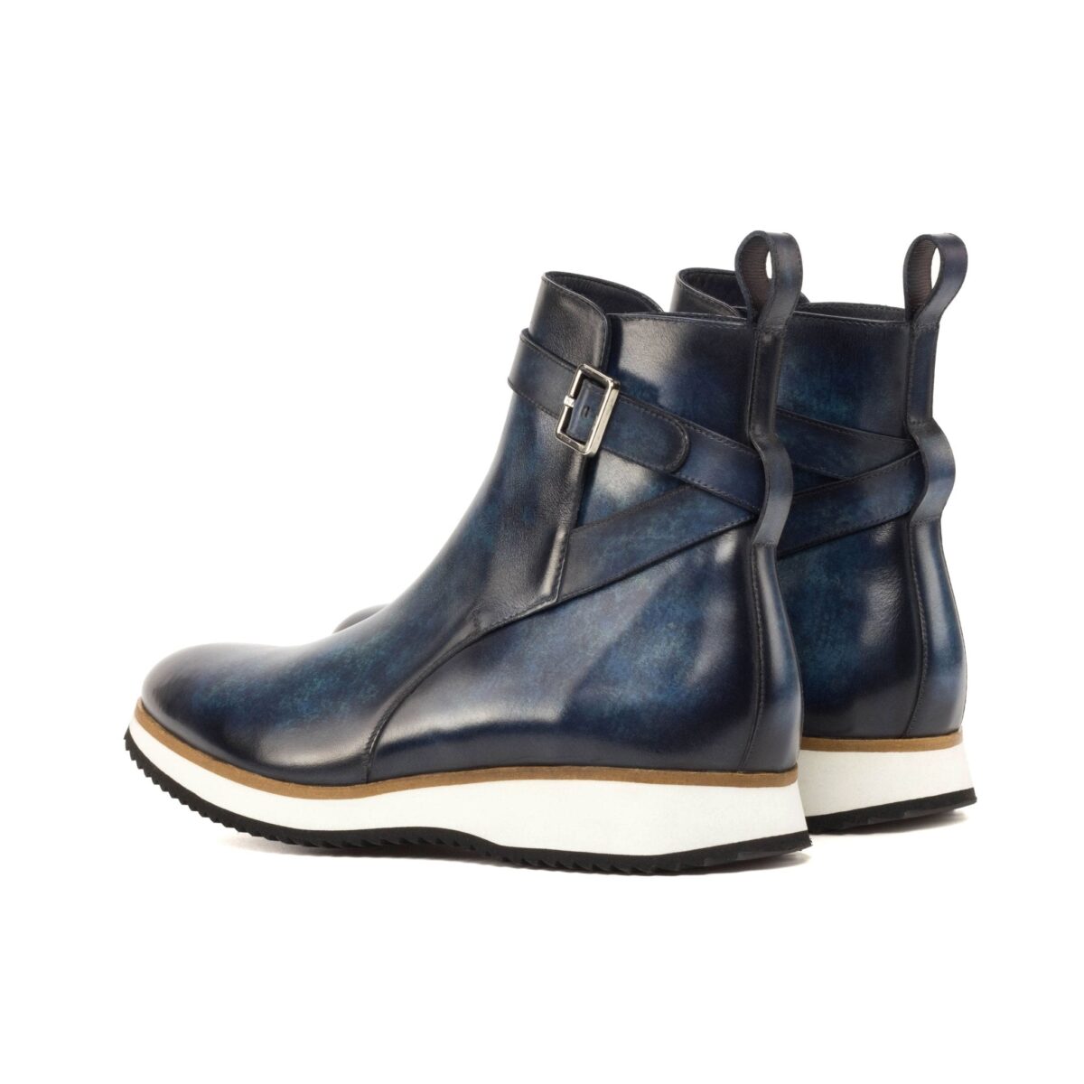 Men's Denim Blue Patina Jodhpur Boots with Xtralight Running Sole