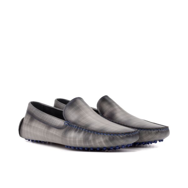 Men's Grey Patina Driving Loafers