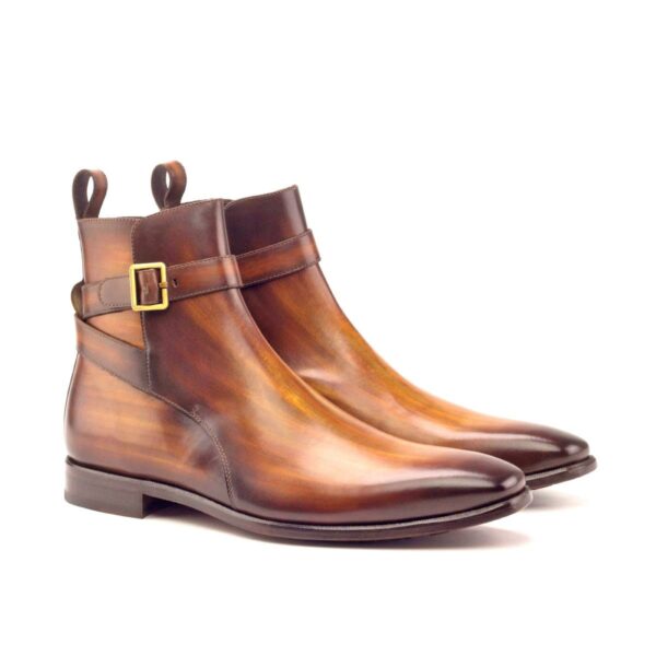 Men's Jodhpur Boots in Cognac and Old Gold