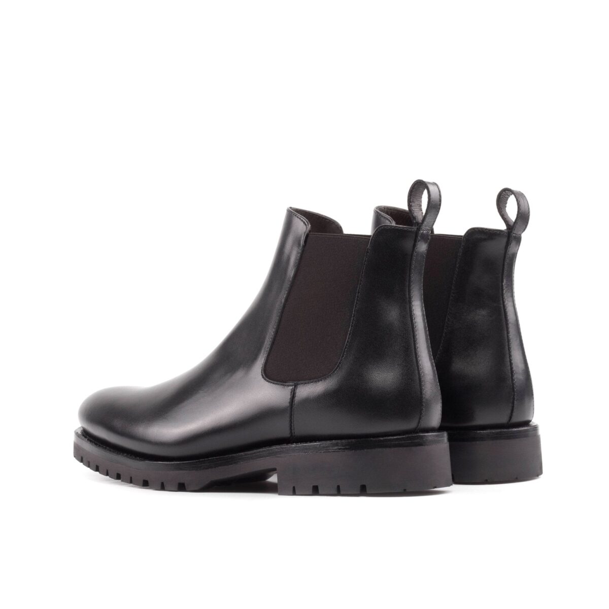 Men's MKC Fastlane Black Italian Calf Chelsea Boot with Commando Sole