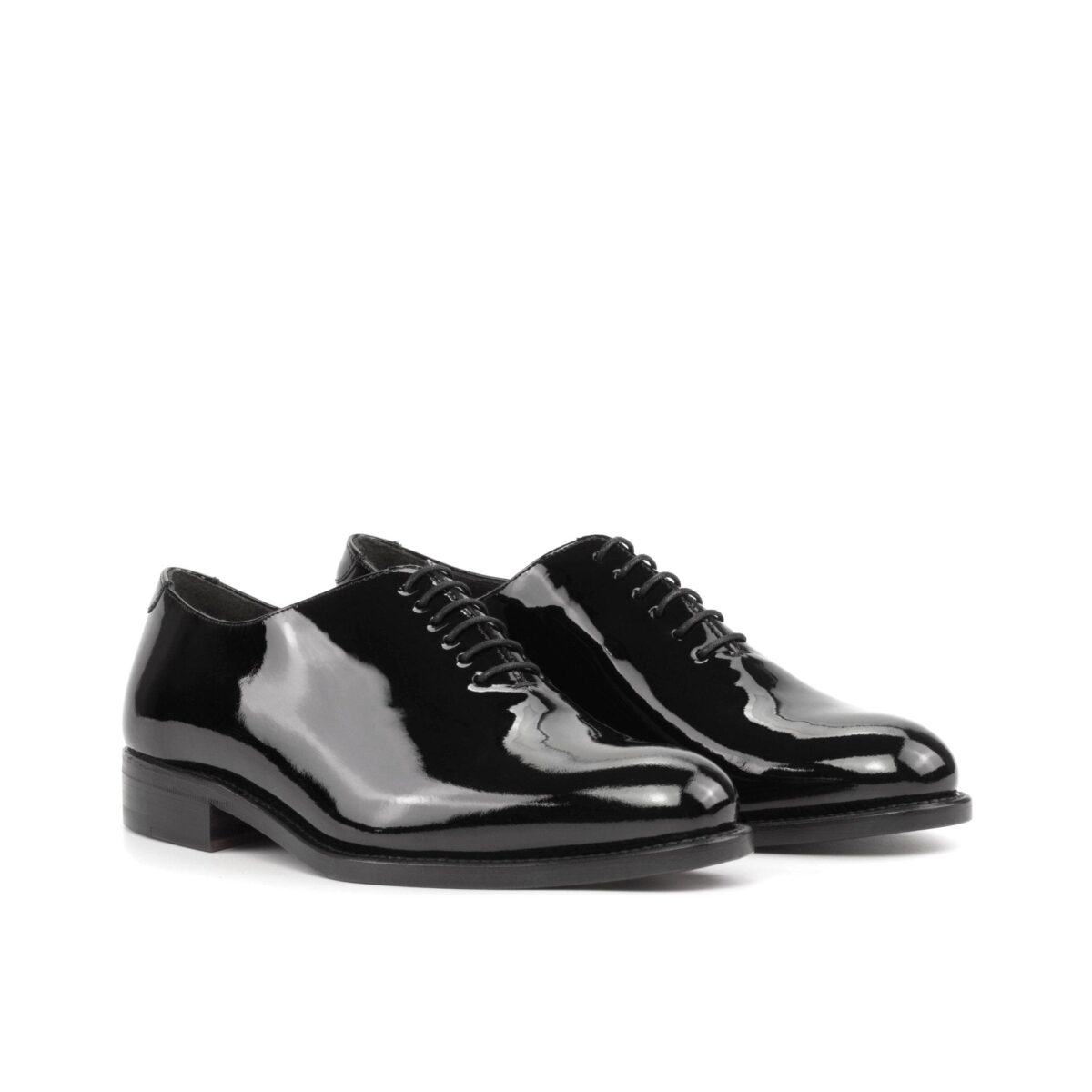 Men's MKC Fastlane Black Patent Leather Whole Cut Dress Shoes