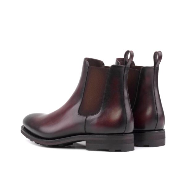 Men's MKC Fastlane Burgundy Calf Chelsea Boot with Rocky Commando Sole