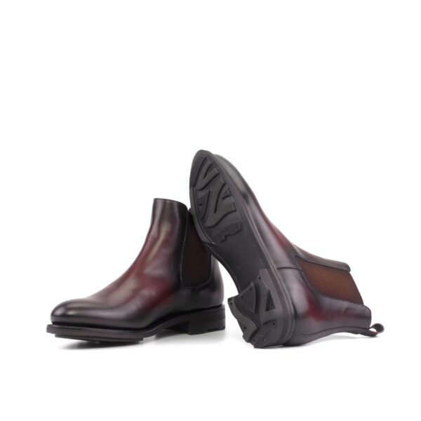 Men's MKC Fastlane Burgundy Calf Chelsea Boot with Rocky Commando Sole