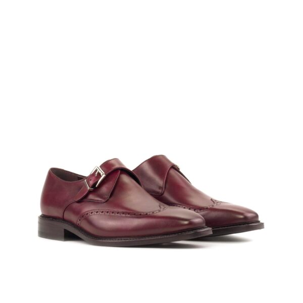 Men's MKC Fastlane Burgundy Single Monk Strap Wingtips