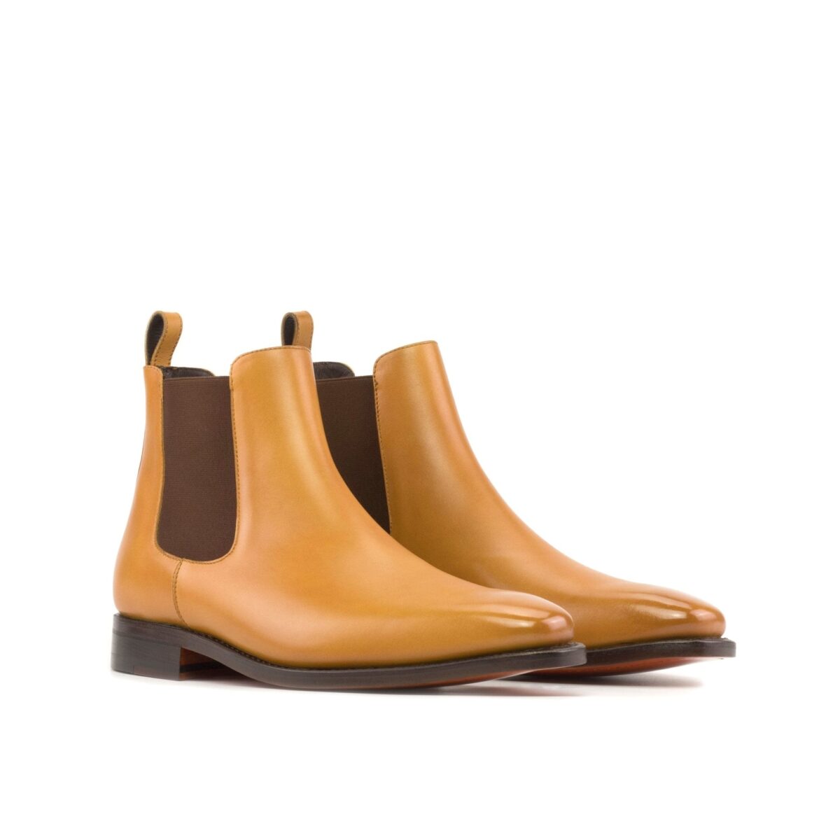 Men's MKC Fastlane Chelsea Boot in Mustard with Toe Polishing