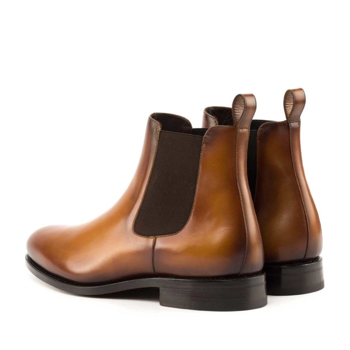 Men's MKC Fastlane Chelsea Boots in Cognac Calf Leather