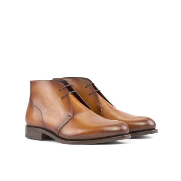 Men's MKC Fastlane Chukka Boots in Cognac Italian Calf