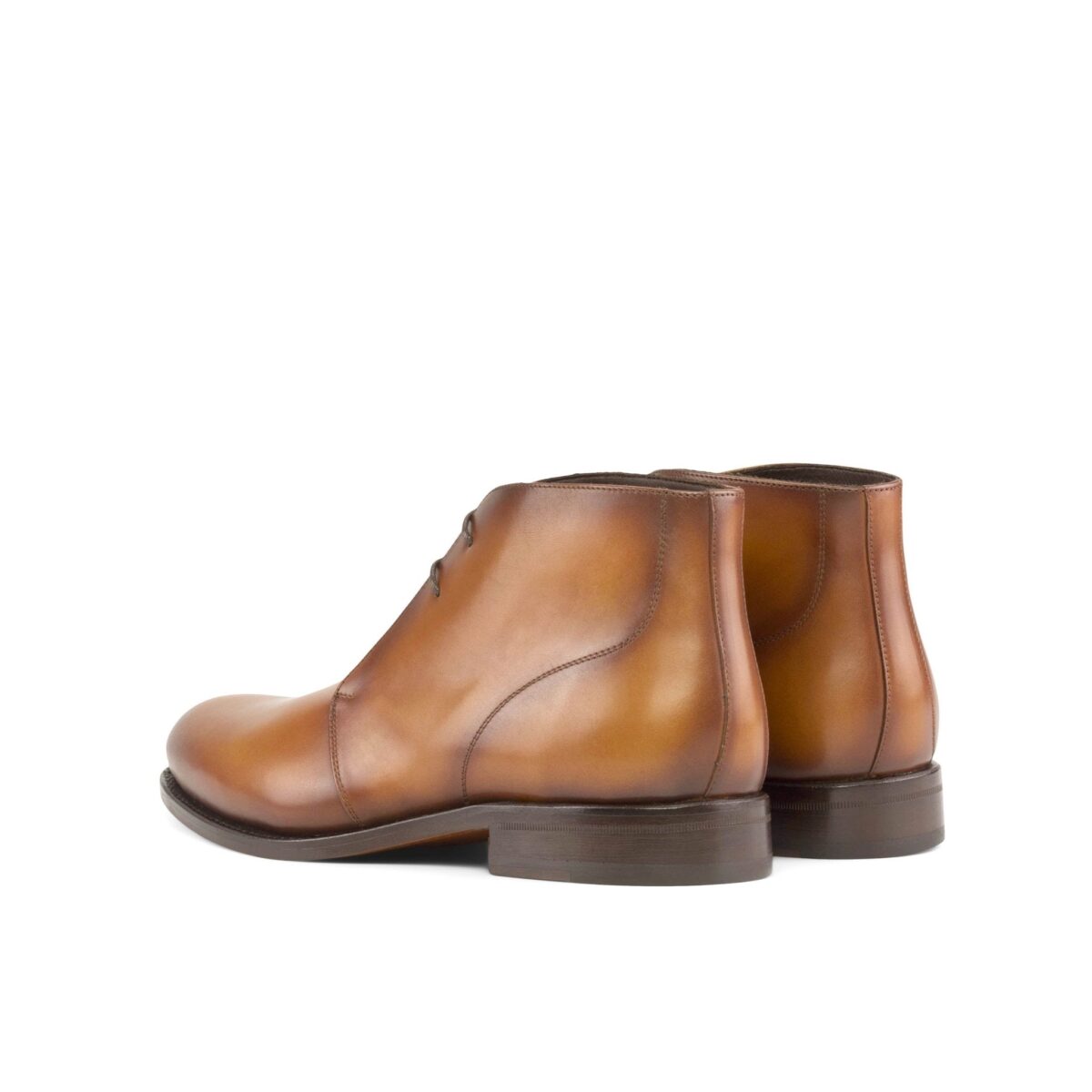 Men's MKC Fastlane Chukka Boots in Cognac Italian Calf