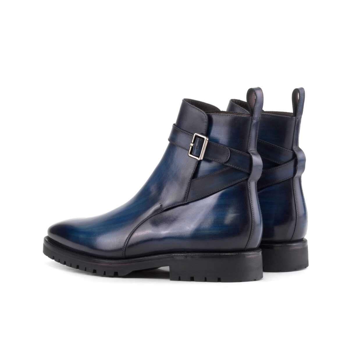 Men's MKC Fastlane Jodhpur Boots in Blue Patina with Commando Sole