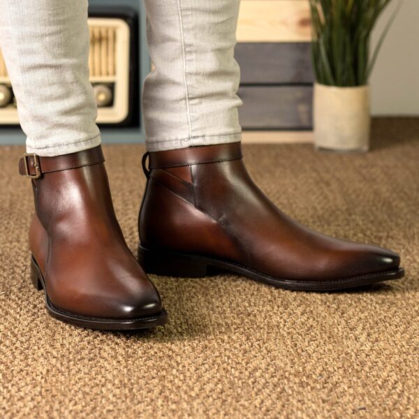 Men's MKC Fastlane Jodhpur Boots in Medium Brown Calf