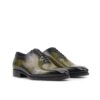 Men's MKC Fastlane Khaki Green Patina Whole Cut Dress Shoes with Toe Taps