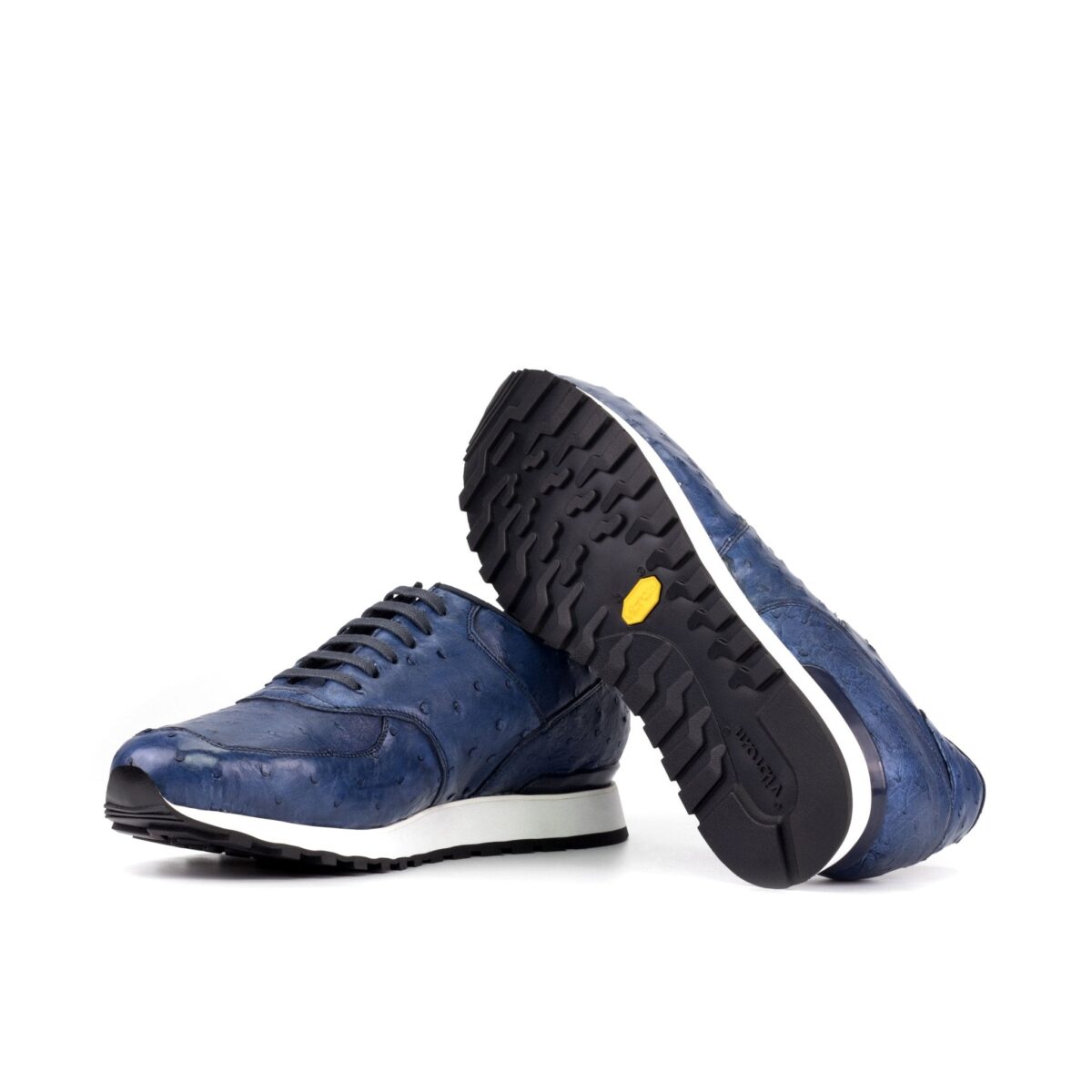 Men's Navy Blue Ostrich Scarpa Jogging Sneaker