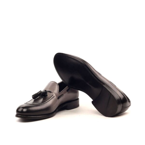 Men's Ombre Loafer in Grey and Black with Burnishing