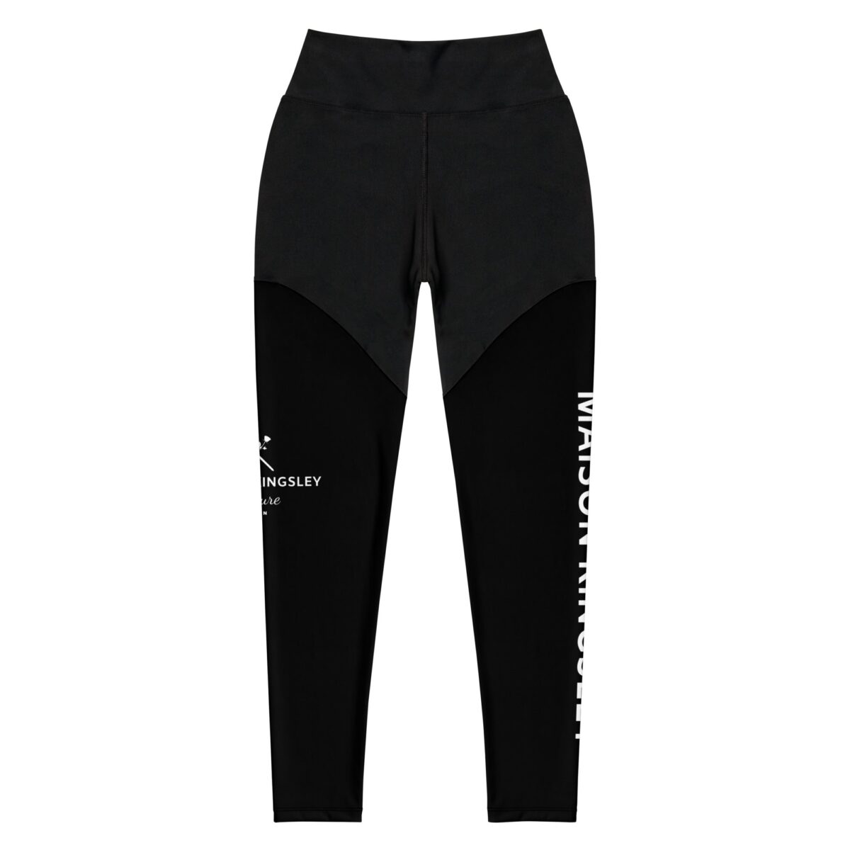 Women's Maison Kingsley Black and White Compression Leggings