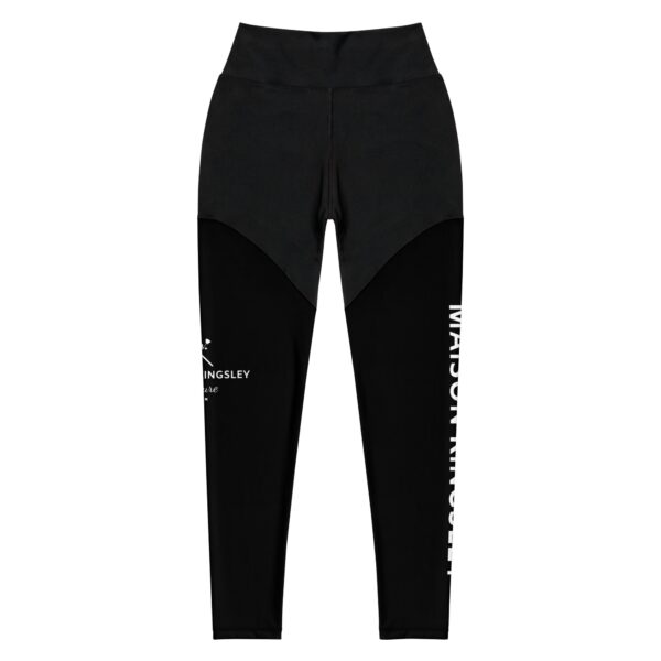 Women's Maison Kingsley Black and White Compression Leggings