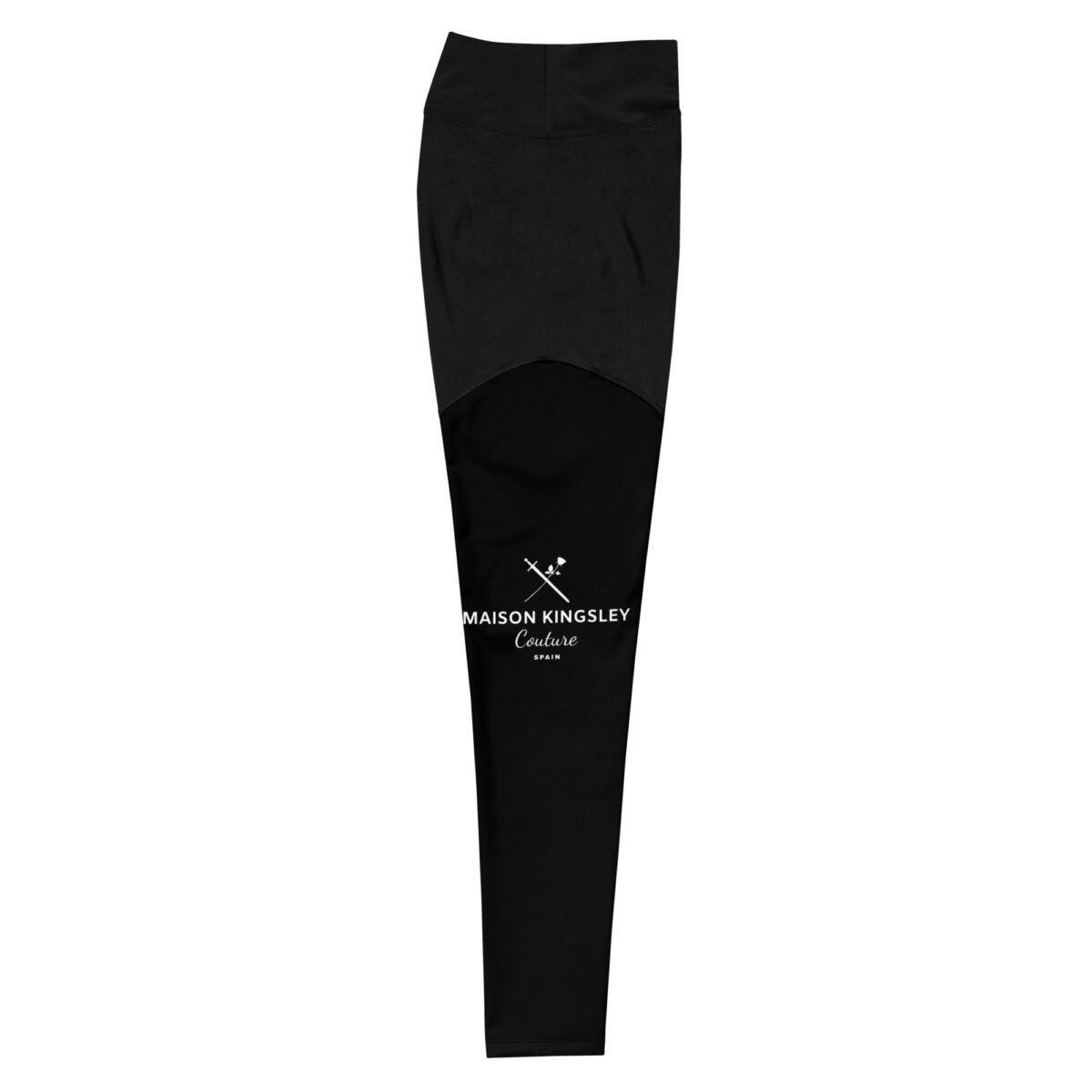 Women's Maison Kingsley Black and White Compression Leggings