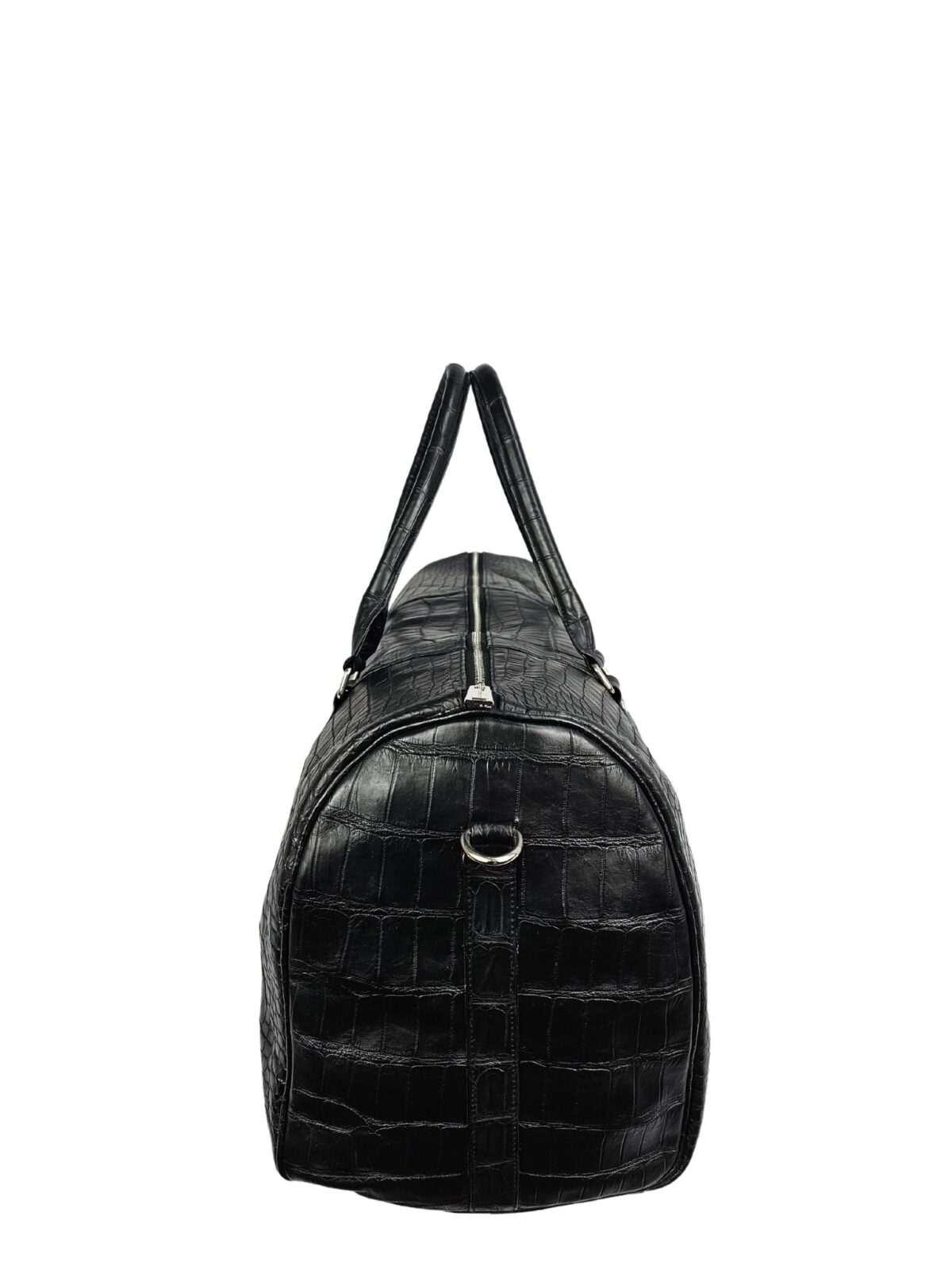 XXL Black Alligator Duffle Bag by Maison Kingsley