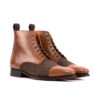 Men's Brown and Herringbone Jump Boots 2